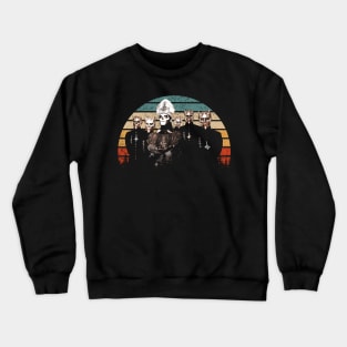 Infestissumam Threads Unleash Your Inner Ghoul with Ghosts Band Apparel Crewneck Sweatshirt